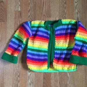 Rainbow Toddler Sweater